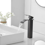 Waterfall Single Handle Sink Faucet