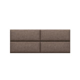 Queen Modern Padded Headboard – Set of 4 Wall Mounted Panels