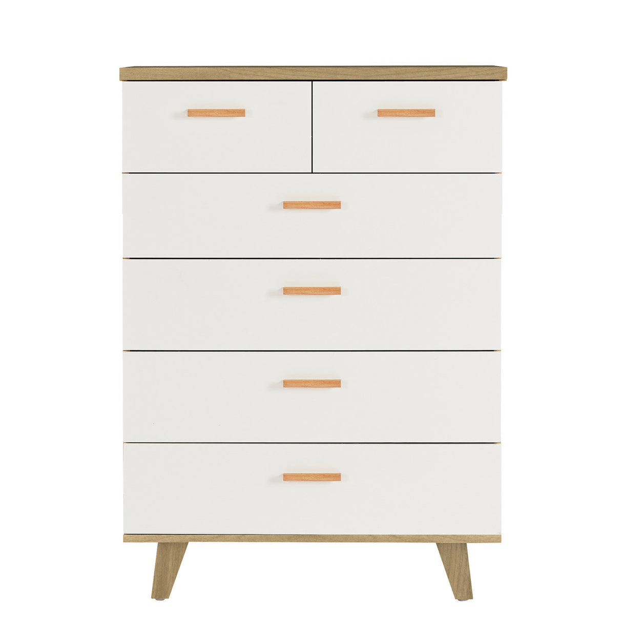 White Wood Dresser Drawer Cabinets