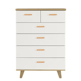 White Wood Dresser Drawer Cabinets