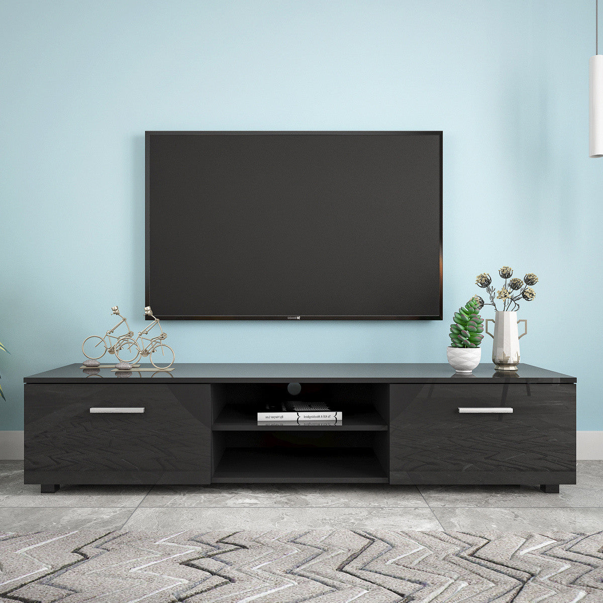 Black TV Stand