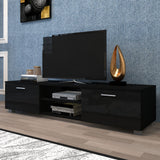 Black TV Stand