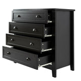 Black Drawer Dresser Bar Cabinet