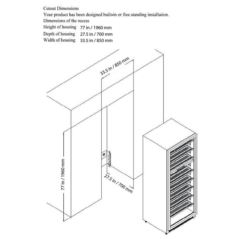 Forno 30" Dual Zone Wine Cooler & Refrigerator Drawer - FWCDR6661-30S