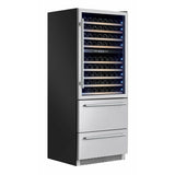 Forno 30" Dual Zone Wine Cooler & Refrigerator Drawer - FWCDR6661-30S