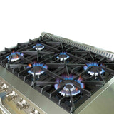 Forno 36" Galiano Gas Range with 6 Burners - FFSGS6244-36