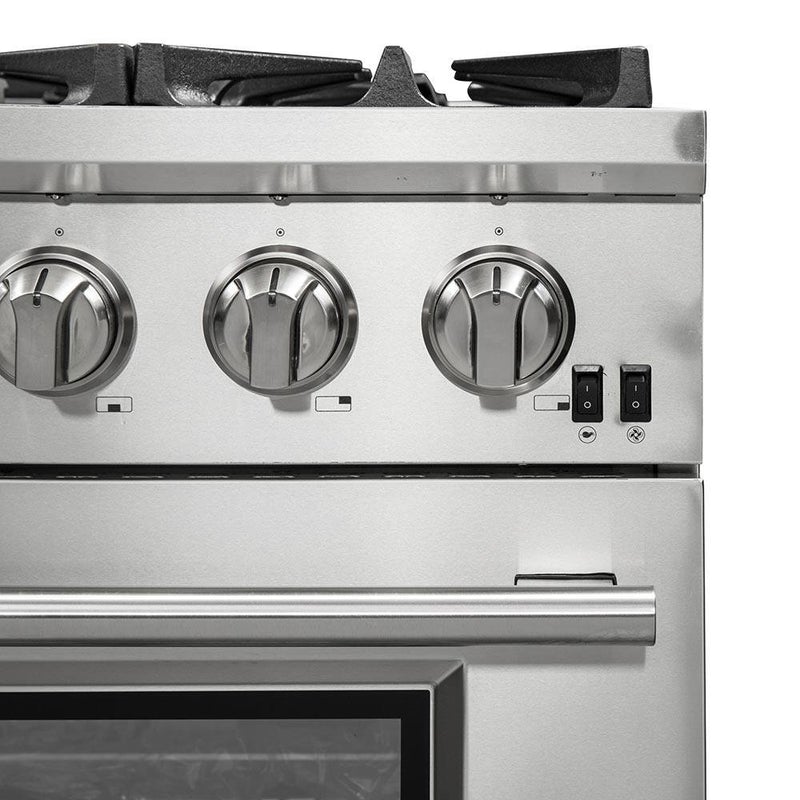 Forno 36" Capriasca Gas Range with 6 Burners, Convection Oven and 120,000 BTUs - FFSGS6260-36