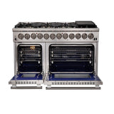 Forno 48" Capriasca Dual Fuel Range with 240v Electric Oven - 8 Burners, Griddle, and 160,000 BTUs - FFSGS6187-48